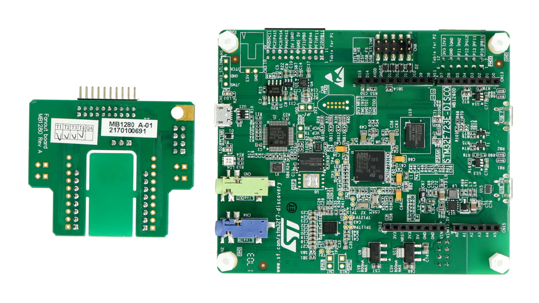Specyfikacja techniczna zestawu STM32F723 MCU