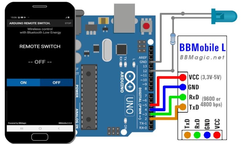 Podłączenie Bluetooth do Arduino