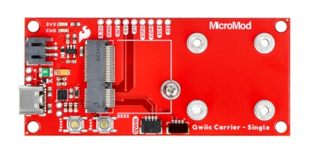 SparkFun MicroMod Qwiic Carrier Board Single