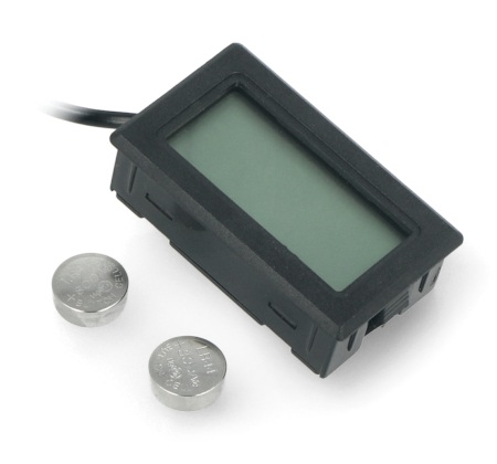 Termometr panelowy z wyświetlaczem LCD od -50 do 110 stopni Celsjusza i sondą pomiarową - 5m