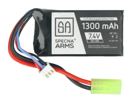 Akumulator Li-Pol Specna ARMS 1300mAh 15C/30C 2S 7,4V - Tamiya