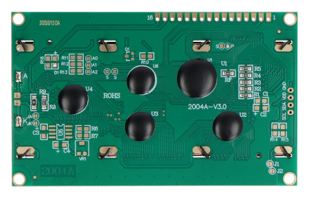 Wyświetlacz LCD 4x20 znaków niebieski - justPi