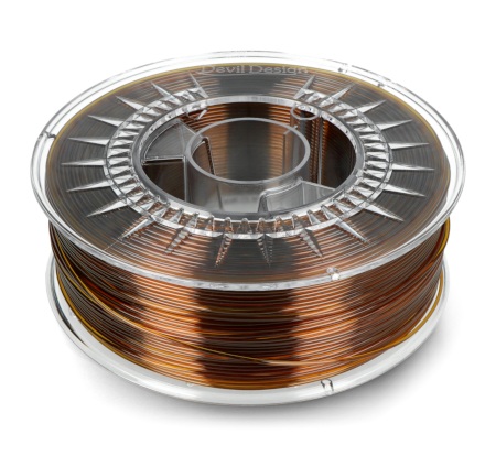 Filament Devil Design PETG 1,75mm 1kg - Amber Transparent