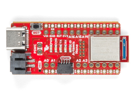 Artemis Redboard Nano wyposażono w nowoczesne złącze USB-C.