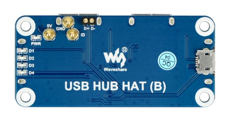 USB Hub HAT do Raspberry Pi
