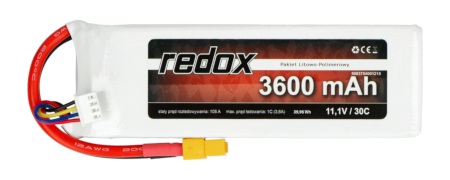 Pakiet Li-Pol Redox 3600 mAh 30C 3S 11,1 V