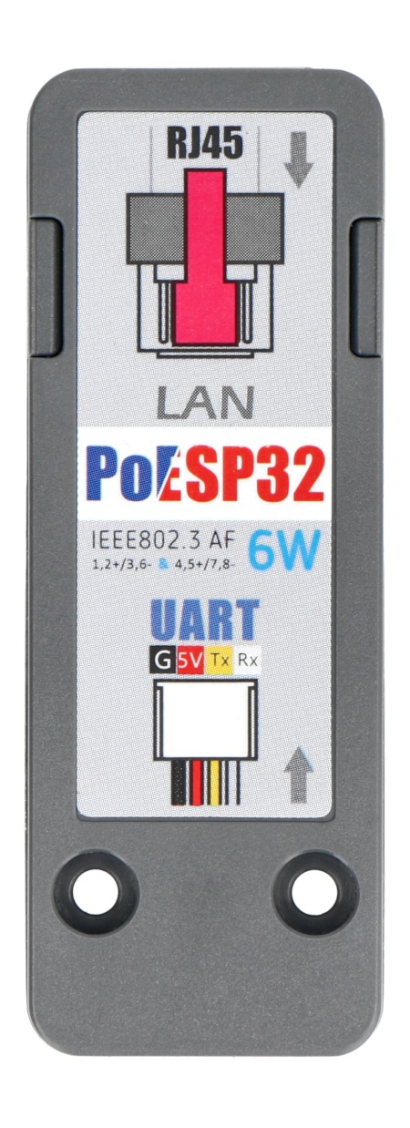 Moduł komunikacyjny Ethernet z portem PoE - ESP32 - moduł rozszerzeń Unit do modułów deweloperskich M5Stack.