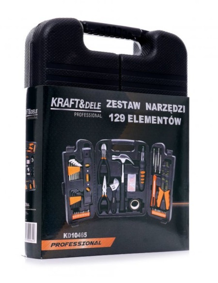 Zestaw narzędzi Kraft&Dele KD10465 - 129 elementów