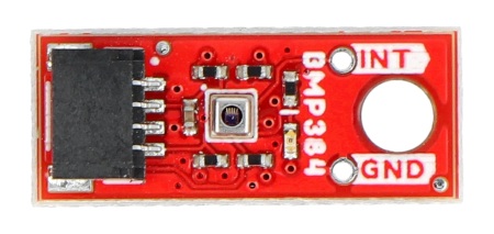 Miniaturowy czujnik ciśnienia powietrza - barometr - 300-1250 hPa - BMP384 - Qwiic - SparkFun SEN-19833.