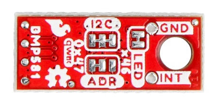 Miniaturowy czujnik ciśnienia powietrza jest chętnie wykorzystywany w kompaktowych projektach.