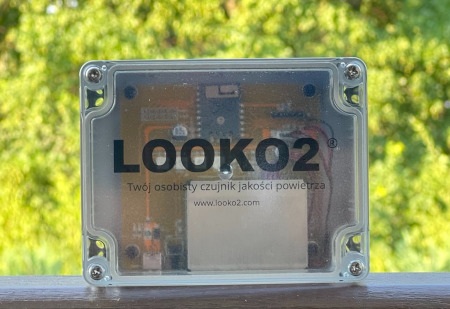 Bezprzewodowy czujnik jakości powietrza LookO2 v4