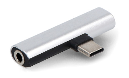 Adapter USB C - gniazdo jack 3,5 mm / USB typu C - Akyga AK-AD-71