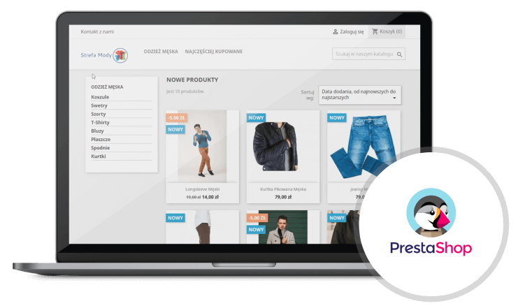 Kurs PrestaShop 1.7 - jak założyć sklep internetowy - wersja ON-LINE