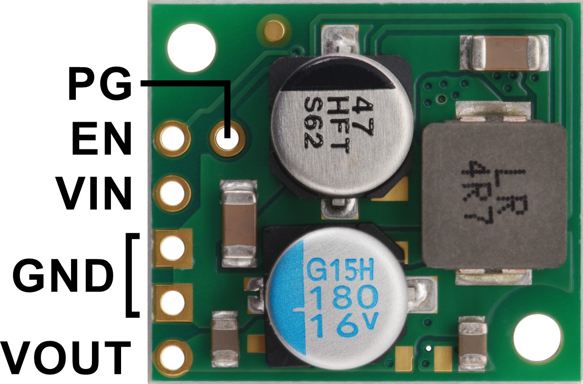 D30V30F7 - przetwornica step-down - 7,5 V 3 A - Pololu 4894