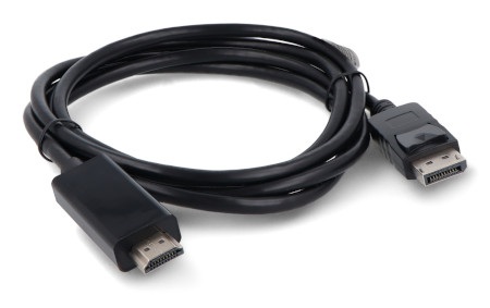 Przewód DisplayPort - HDMI - 1,8 m - Lanberg CA-DPHD-11CC-0018-BK