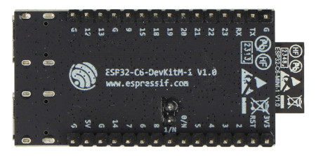 ESP32-C6-DevKitM-1-N4 - WiFi / Bluetooth / ZigBee / Thread - płytka rozwojowa z układem ESP32-C6-MINI-1