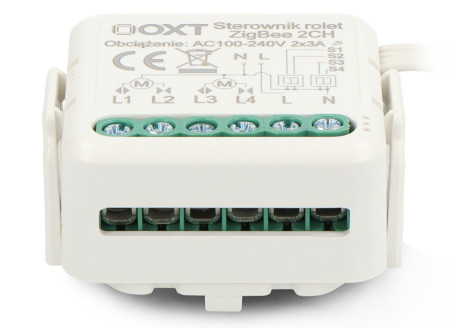 Tuya - 2-kanałowy mini sterownik rolet ZigBee - aplikacja Android / iOS - OXT SWTZ28