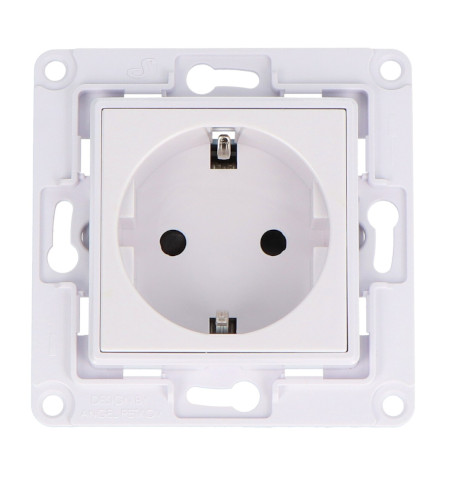 Shelly Wall Socket - gniazdko ścienne do inteligentnych przekaźników - białe