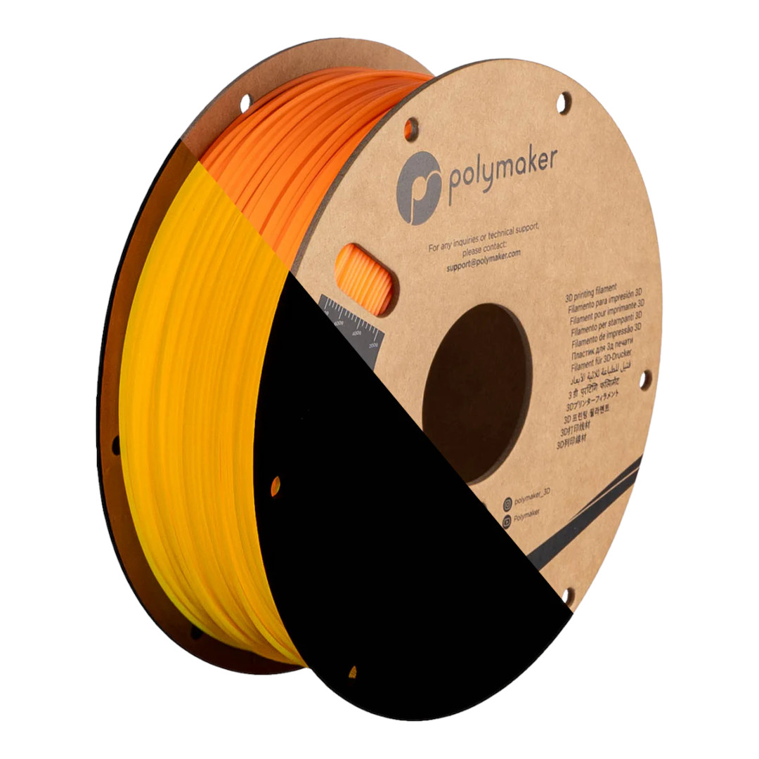 Filament Polymaker PolyLite Luminous PLA 1,75mm 1kg - Orange