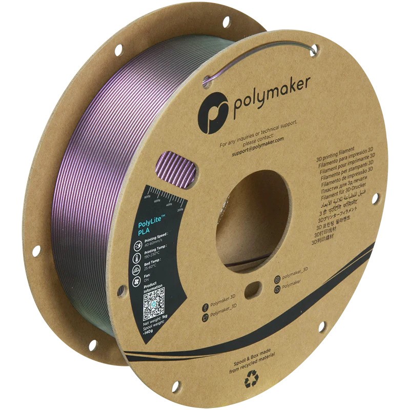 Filament Polymaker Panchroma Starlight PLA 1,75 mm 1 kg - Aurora