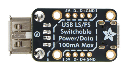 Konwerter USB typu A na USB typu C z przełącznikiem DIP - Adafruit 5972