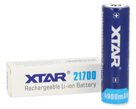 Ogniwo 21700 Li-Ion XTAR - 4900mAh