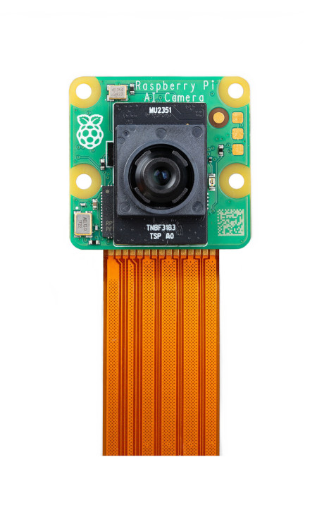 Raspberry Pi AI Camera 12 MPx - oryginalna kamera do Raspberry Pi z inteligentnym czujnikiem wizyjnym IMX500