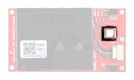 Air Quality Combo - czujnik jakości powietrza w pomieszczeniach - SCD41, SEN55 - Qwiic - SparkFun SEN-25200