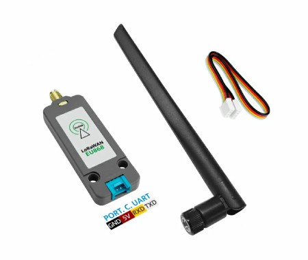 Moduł LoRaWAN EU868 MHz z anteną - moduł rozszerzeń Unit - M5Stack U184-EU868