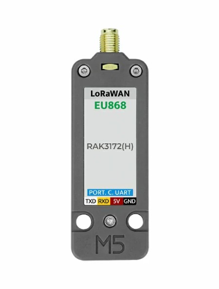 Moduł LoRaWAN EU868 MHz z anteną - moduł rozszerzeń Unit - M5Stack U184-EU868