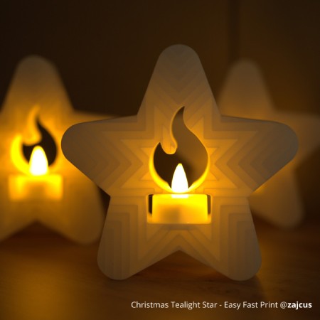 Zestaw świeczek tealight LED - KC008 - 37,2 x 36,6 mm - ciepły żółty - 12 szt. - Bambu Lab