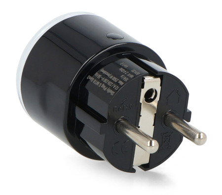 Shelly Plug S Gen3 - inteligentne gniazdko WiFi / Bluetooth / Matter z pomiarem energii - czarne