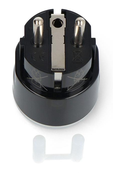 Shelly Plug S Gen3 - inteligentne gniazdko WiFi / Bluetooth / Matter z pomiarem energii - czarne