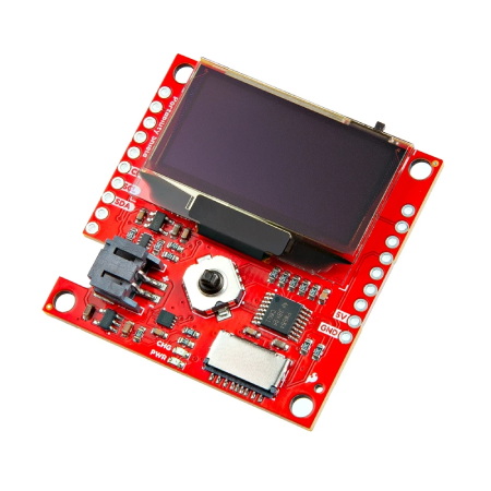 Portability Shield - nakładka z wyświetlaczem OLED 1,3'' i joystickiem - SparkFun DEV-27510