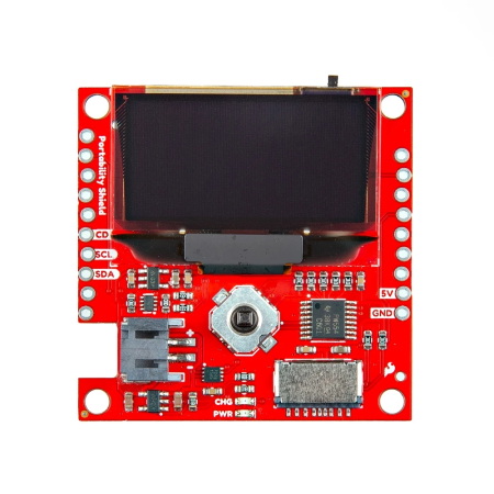 Portability Shield - nakładka z wyświetlaczem OLED 1,3'' i joystickiem - SparkFun DEV-27510