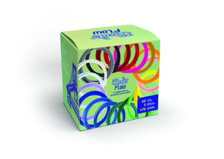 Zestaw filamentów 3Doodler Flow PLA 1,75 mm - 20 x 3 m