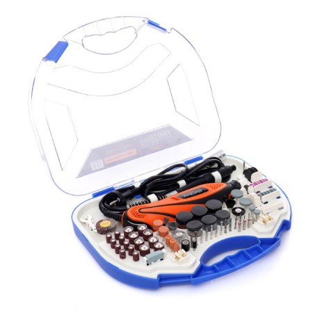 Mini szlifierka - wiertarka Kraft&Dele 270 W + akcesoria 210 elementów - KD10753