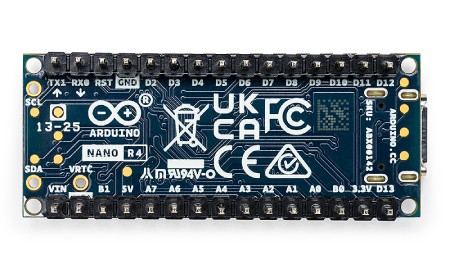 Arduino Nano R4 ze złączami - ABX00143