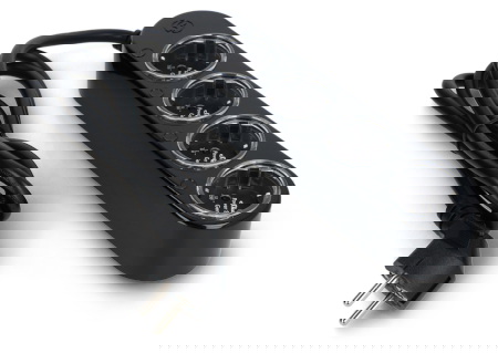 Shelly Power Strip 4 Gen4 - Inteligentna listwa zasilająca - czarna