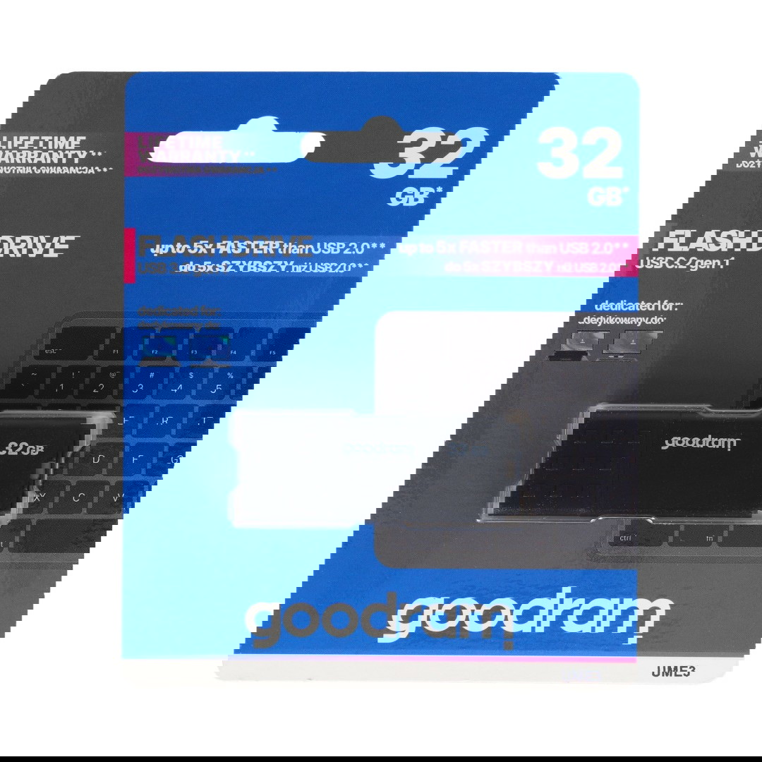 GoodRam Flash Drive - pamięć USB 3.2 gen 1  Pendrive - UME3 czarny 32 GB