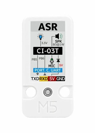 ASR - moduł rozpoznawania głosu offline AI - CI-03T - moduł rozszerzeń Unit - M5Stack U194