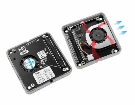Fan v1.1 - moduł chłodzący - STM32F030 - do modułów deweloperskich M5Stack Core - M5Stack M013-V11