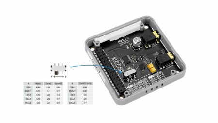 Moduł audio z kodekiem ES8388 - STM32G030 - do modułów deweloperskich M5Core - M5Stack M144