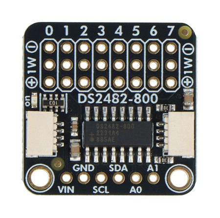 DS2482S-800 - konwerter I2C na 1-Wire 8 kanałów - STEMMA QT / Qwiic - Adafruit 6027