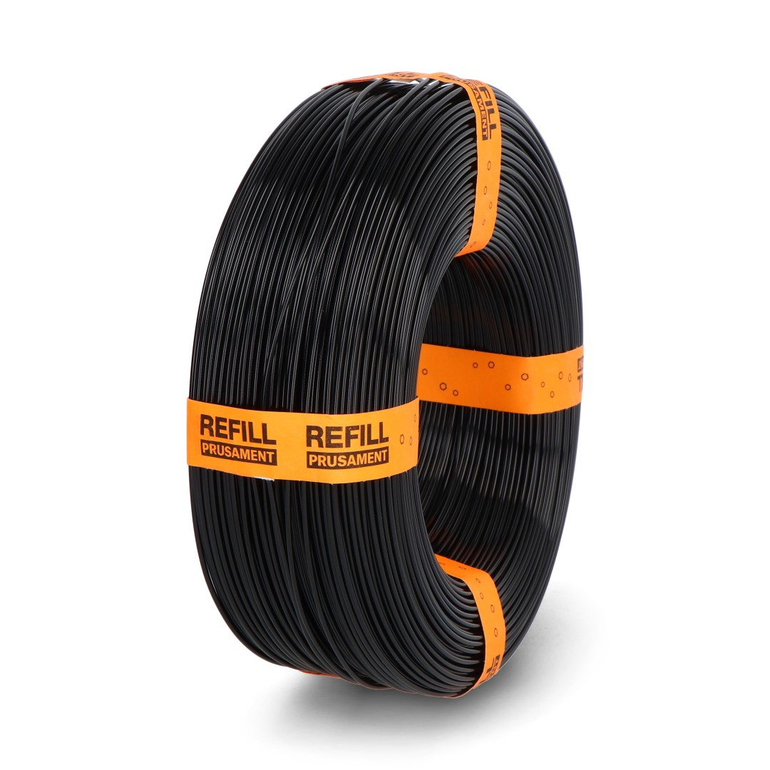 Filament Prusa Refill PETG 1,75 mm 0,9 kg - Jet Black NFC