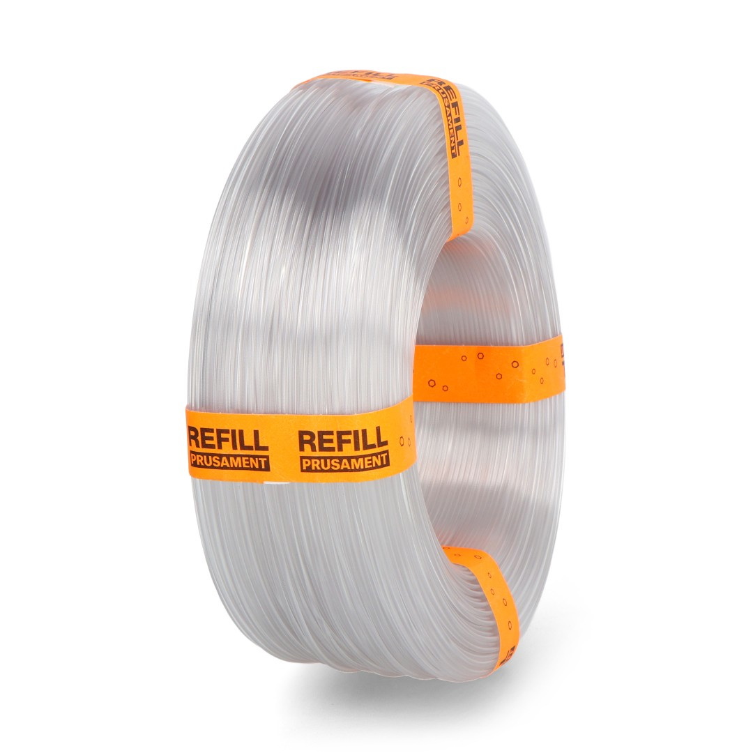 Filament Prusa Refill PETG 1,75 mm 0,9 kg - Clear NFC
