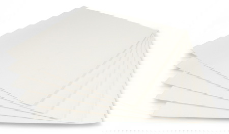 Tkanina z eko-skóry PU 300 x 300 mm - Bambu Lab - White - 5 szt.