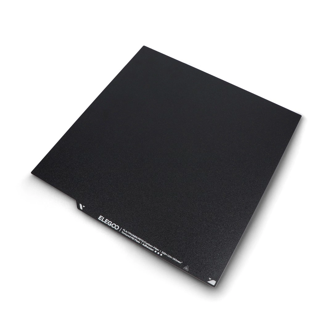 Nakładka PEI teksturowana na stół roboczy do drukarek 3D Elegoo Neptune 4 Plus - 320 x 320 mm