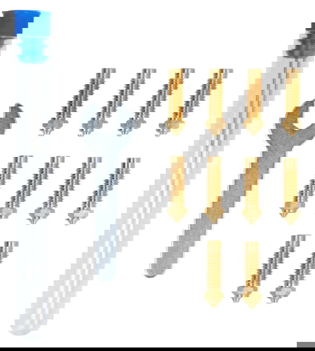 Zestaw dysz 0,4 mm / 0,6 mm / 0,8 mm / 1 mm do drukarek 3D Elegoo Neptune 4 Plus / 4 Max - mosiądz