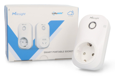 Inteligentne gniazdko LoRaWAN z pomiarem energii - 16 A - Milesight WS523